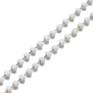 2m Stainless Steel Pearl Chains DIY Necklace Making Jewelry Findings