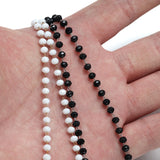 2m Stainless Steel Pearl Chains DIY Necklace Making Jewelry Findings