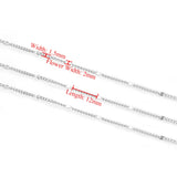 2m Stainless Steel Chains Bulk DIY Jewelry Making Necklace Findings