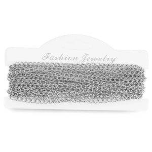 5m 3*4mm Stainless Steel Twist Chains DIY Necklace Bracelet Jewelry Findings