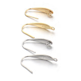 50pcs 316 Stainless Steel Ear Wire Hooks Earrings Findings DIY Jewelry Making