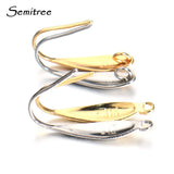 50pcs 316 Stainless Steel Ear Wire Hooks Earrings Findings DIY Jewelry Making