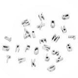 5Pcs Stainless Steel Letter Beads for DIY Jewelry Making