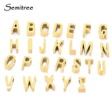 5Pcs Stainless Steel Letter Beads for DIY Jewelry Making