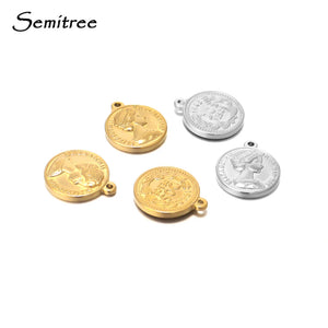 5pcs SS Queen Charms Pendant DIY Necklace Jewelry Findings