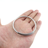 304 SS Twist Wire Bracelet Bangle for DIY Jewelry Making