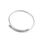 304 SS Twist Wire Bracelet Bangle for DIY Jewelry Making