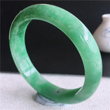 Certificate Natural Burmese Emerald Green 54-64mm Bracelet