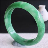 Certificate Natural Burmese Emerald Green 54-64mm Bracelet