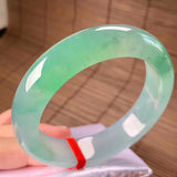 Certified Natural Myanmar Emerald Double Bracelet for Mom to Girlfriend