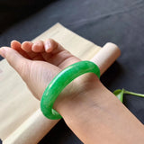 Natural Myanmar Emerald Green 54-62mm Bracelet for Mom
