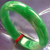 Natural Myanmar Jade A-Class Green Bracelet 54-62mm