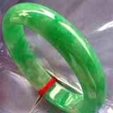 Natural Myanmar Jade A-Class Green Bracelet 54-62mm