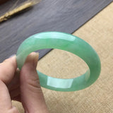 Natural Myanmar Jade A-Class 54-62mm Light Green Bracelet