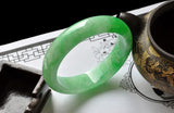 Natural Myanmar Jade A-Class 54-62mm Light Green Bracelet