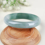Myanmar Jade A-Class 54-62mm Light Green Bracelet