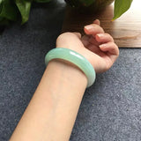 Natural Myanmar Jade A-Class 54-62mm Two-color Bracelet