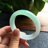 Natural Myanmar Jade A-Class 54-62mm Two-color Bracelet