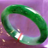 Natural Myanmar Jade A-Class Purple Two-color Bracelet