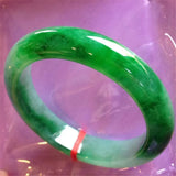 Natural Myanmar Jade A-Class Purple Two-color Bracelet