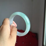 Cert. Natural Myanmar A-Class 54-62mm Ice Green Bracelet