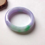 Natural Myanmar Jade A-Class 54-62mm Purple Princess Bracelet