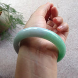 Certificate Natural Myanmar Jade A-Class Purple Two-Color Bracelet