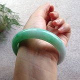 Certificate Natural Myanmar Jade A-Class Purple Two-Color Bracelet