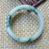 Natural Myanmar Jade A-Class Carved 54-62mm Light Flower Bracelet