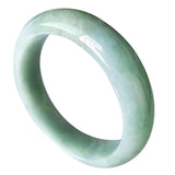 Certificate Natural Myanmar Jade A-Class 54mm-62mm Light Green Bracelet