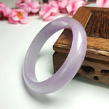 Natural Myanmar Jade Bracelet A-Class Ice Bottom Violet Princess Gift