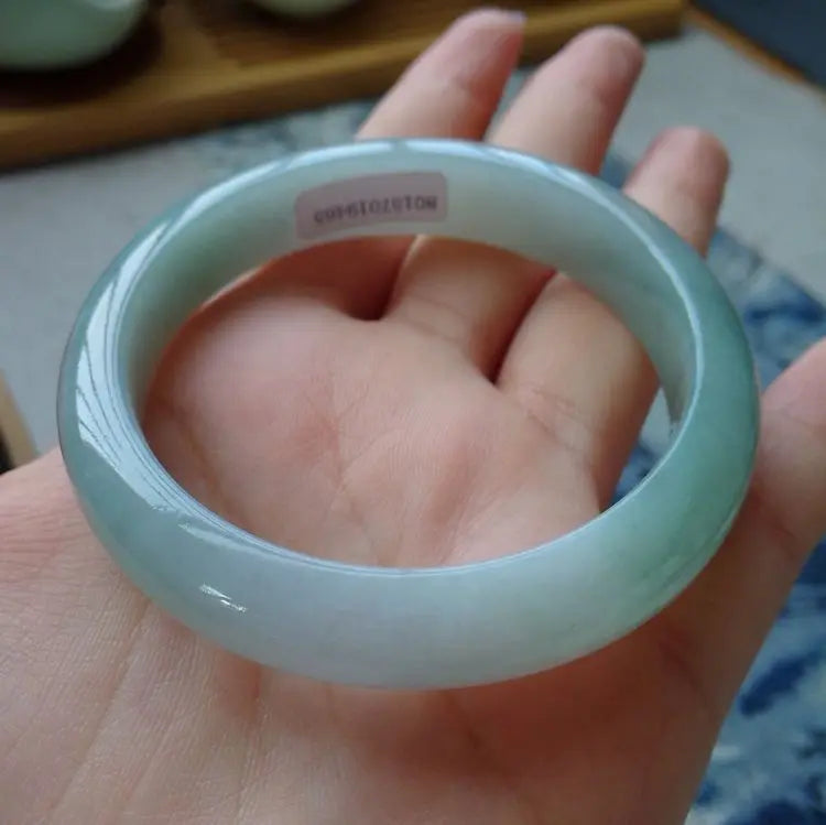 Natural Myanmar Jade Two-Tone Bracelet Princess Female Gift