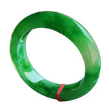 Natural Myanmar Jade Full Green 54-62mm Bracelet Princess Bracelet