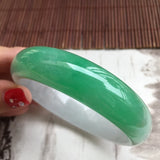Pure Myanmar Jade A-Class 53mm-62mm Green Bracelet
