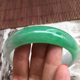 Pure Myanmar Jade A-Class 53mm-62mm Green Bracelet