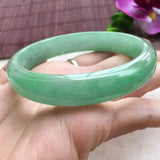 Pure Myanmar Jade A-Class 53-62mm Green Bracelet Gift for Mom or Girlfriend