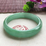 Pure Myanmar Jade A-Class 53-62mm Green Bracelet Gift for Mom or Girlfriend