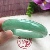 Pure Myanmar Jade A-Class 53-62mm Green Bracelet Gift for Mom or Girlfriend