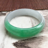 Pure Myanmar Jade A-Class 53mm-62mm Green Bracelet