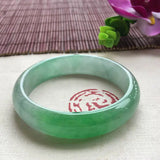 Pure Myanmar Jade A-Class Light Green Bracelet 53-62mm