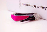 Sexy Red Heels Key Chain Car Pendant Bag Buckle Rhinestone Metal Jewelry