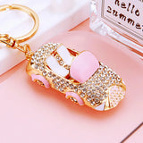 Charm Open Car Rhinestone Key Chain Supercar Model Keychain