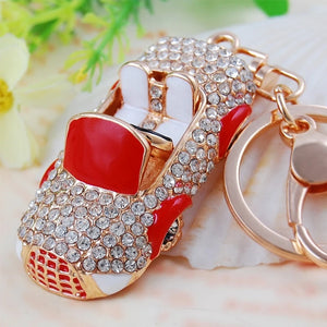 Charm Open Car Rhinestone Key Chain Supercar Model Keychain