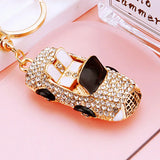Charm Open Car Rhinestone Key Chain Supercar Model Keychain