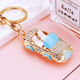Charm Open Car Rhinestone Key Chain Supercar Model Keychain