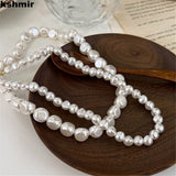 Senior pearl necklace light South Korea choker female