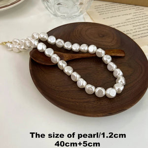 Senior pearl necklace light South Korea choker female