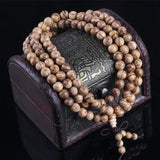 Sennier Natural Agarwood Incense 108 Beads 6mm 8mm Buddha Prayer Malas Beads