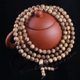 Sennier Natural Agarwood Incense 108 Beads 6mm 8mm Buddha Prayer Malas Beads