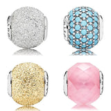 CZ Beads Europe Essence Bracelet 925 Silver Charm Jewelry